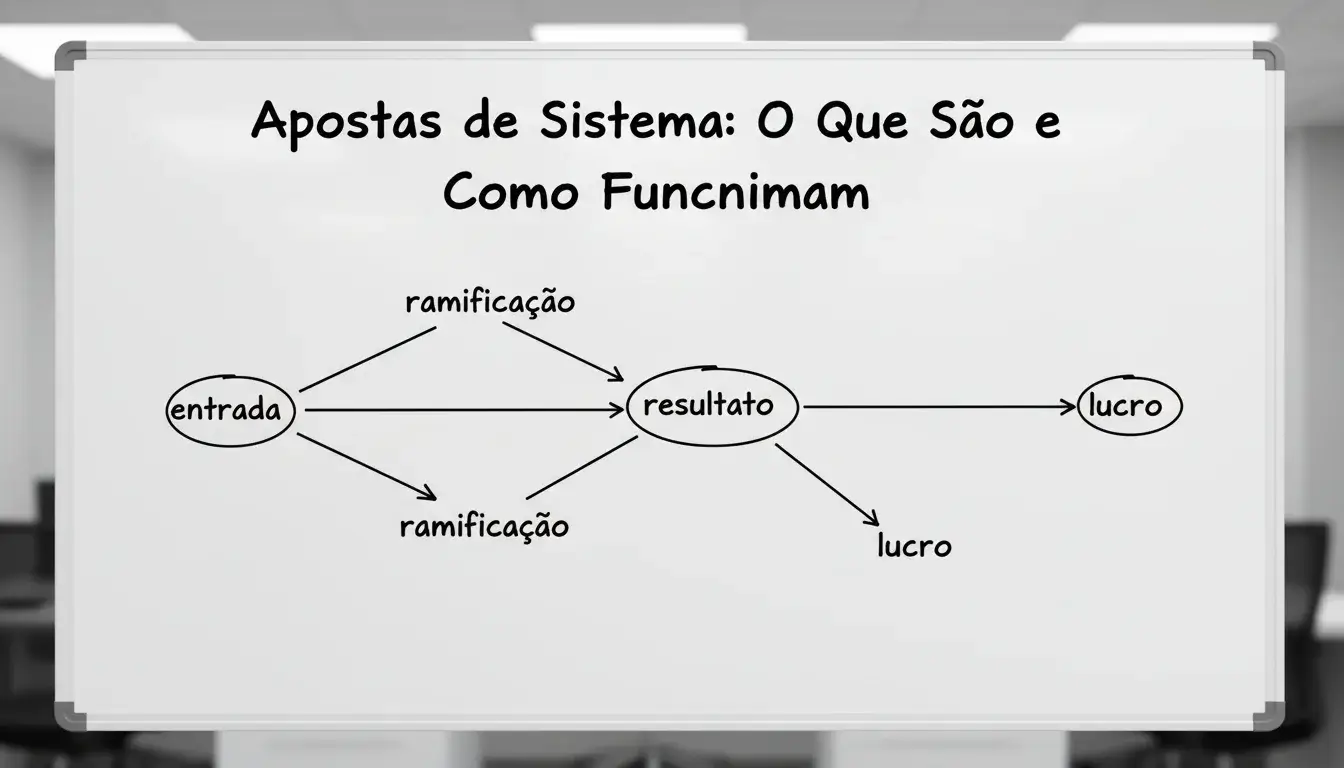 Diagrama desenhado à mão num quadro branco mostrando linhas conectadas