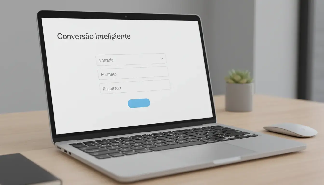 Ecrã de computador portátil mostrando uma tabela de dados