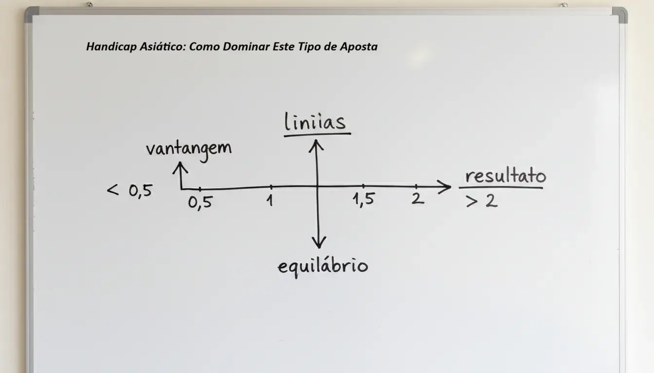 Quadro branco com números e setas desenhados a marcador