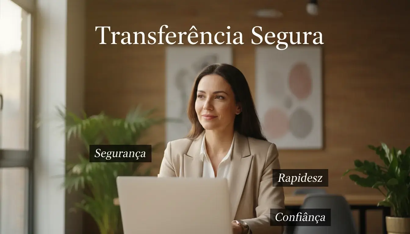 Pessoa a utilizar serviços bancários online num computador